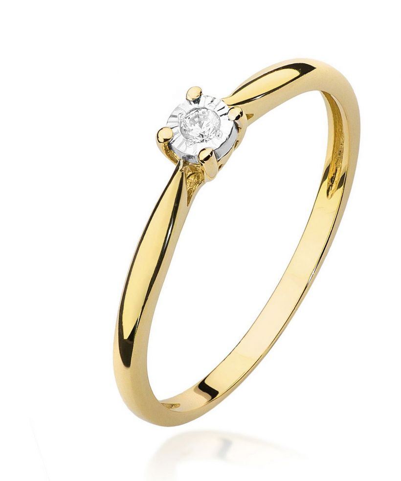 Bonore - Arany 585 - Gyémánt 0,03 ct gyűrű