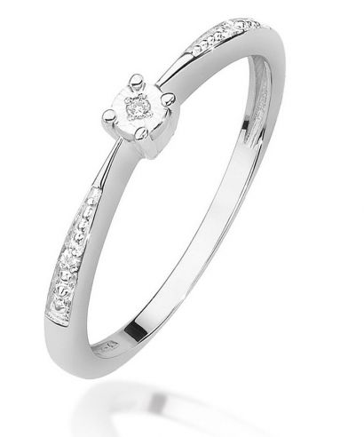 Bonore - Fehér Arany 585 - Gyémánt 0,0086 ct gyűrű