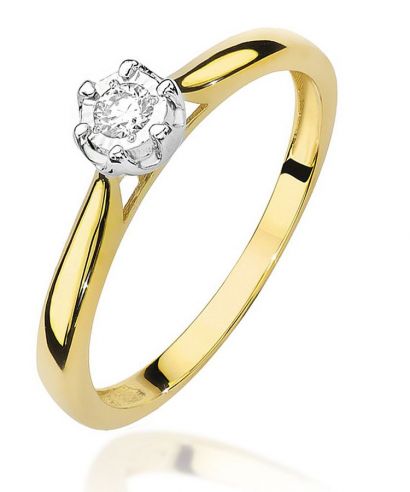 Bonore - Arany 585 - Gyémánt 0,08 ct gyűrű