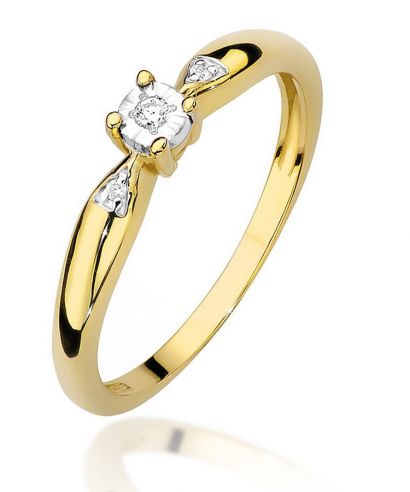 Bonore - Arany 585 - Gyémánt 0,02 ct gyűrű