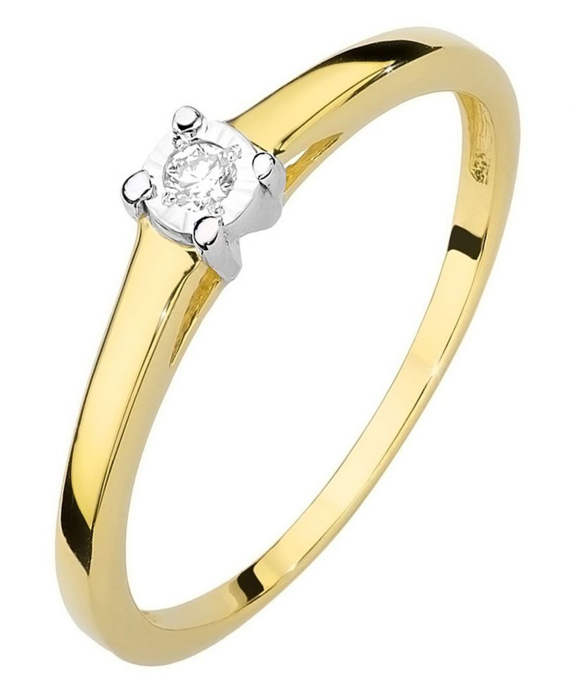 Bonore - Arany 585 - Gyémánt 0,03 ct gyűrű