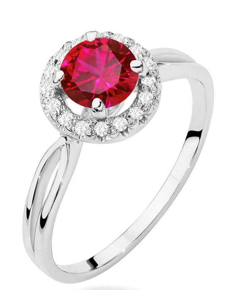 Bonore - Fehér Arany 585 - Rubin 1,2 ct gyűrű