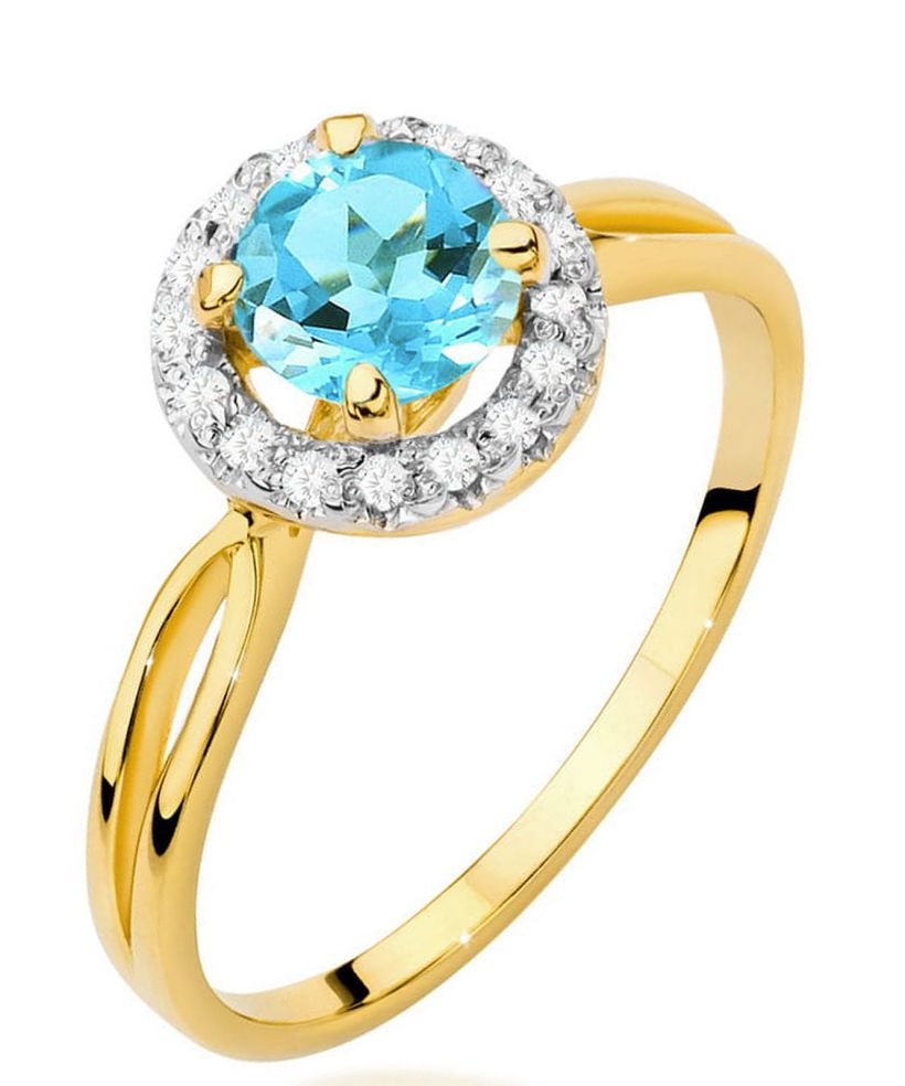 Bonore - Arany 585 - Topáz 0,8 ct gyűrű