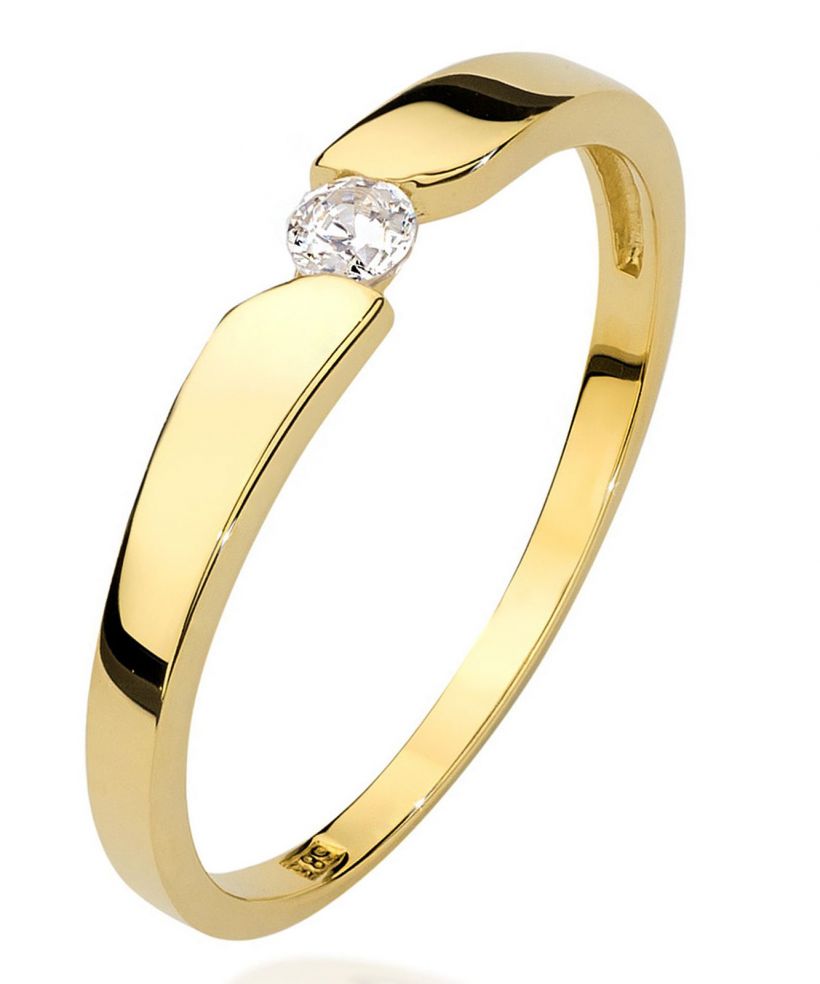Bonore - Arany 585 - Gyémánt 0,08 ct gyűrű