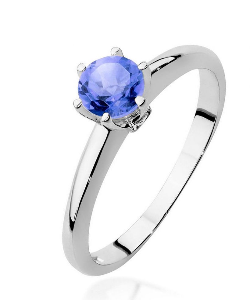 Bonore - Fehér Arany 585 - Tanzanit 0,5 ct gyűrű