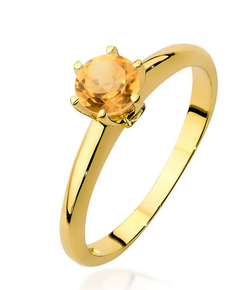 Bonore - Arany 585 - Citrin 0,5 ct gyűrű