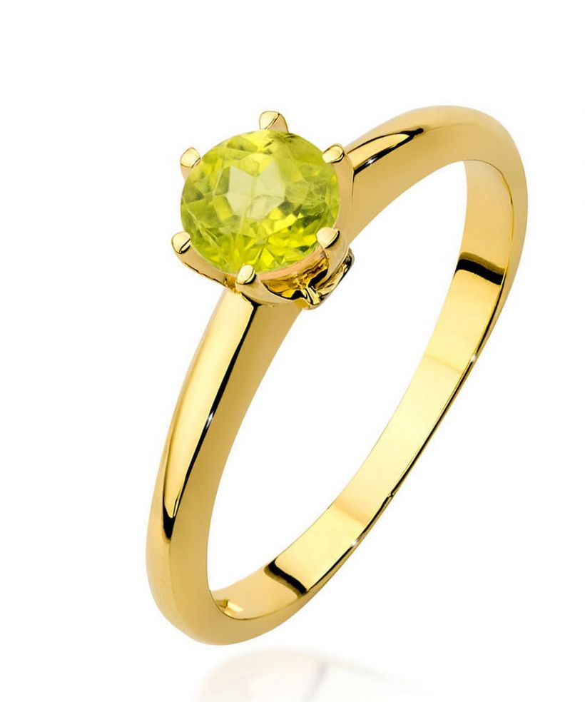 Bonore - Arany 585 - Olivin 0,6 ct gyűrű