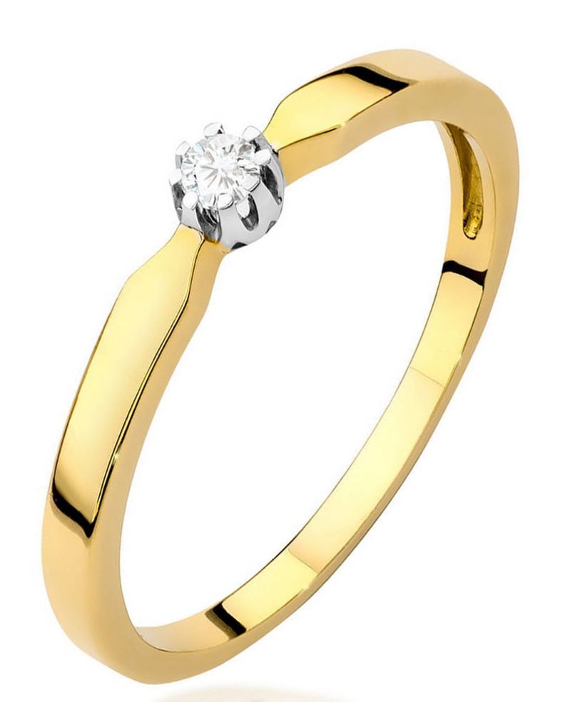 Bonore - Arany 585 - Gyémánt 0,04 ct gyűrű