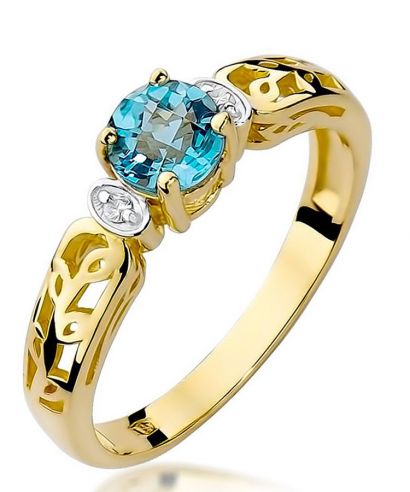 Bonore - Arany 585 - Topáz 0,5 ct gyűrű