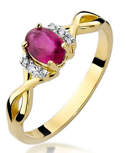 Bonore - Arany 585 - Rubin 0,6 ct gyűrű