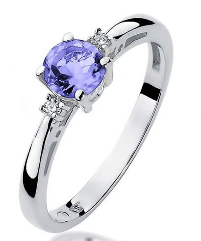 Bonore - Fehér Arany 585 - Tanzanit 0,5 ct gyűrű