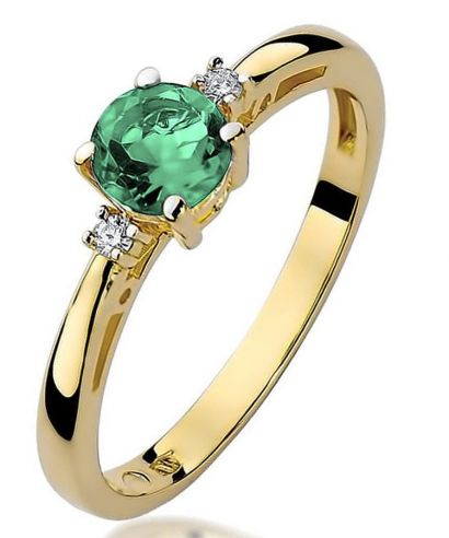 Bonore - Arany 585 - Smaragd 0,5 ct gyűrű