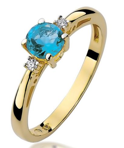 Bonore - Arany 585 - Topáz 0,5 ct gyűrű