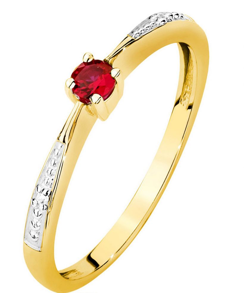 Bonore - Arany 585 - Rubin 0,15 ct gyűrű