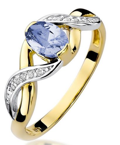 Bonore - Arany 585 - Tanzanit 0,4 ct gyűrű