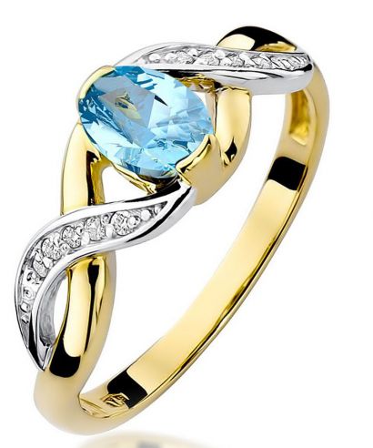 Bonore - Arany 585 - Topáz 0,5 ct gyűrű