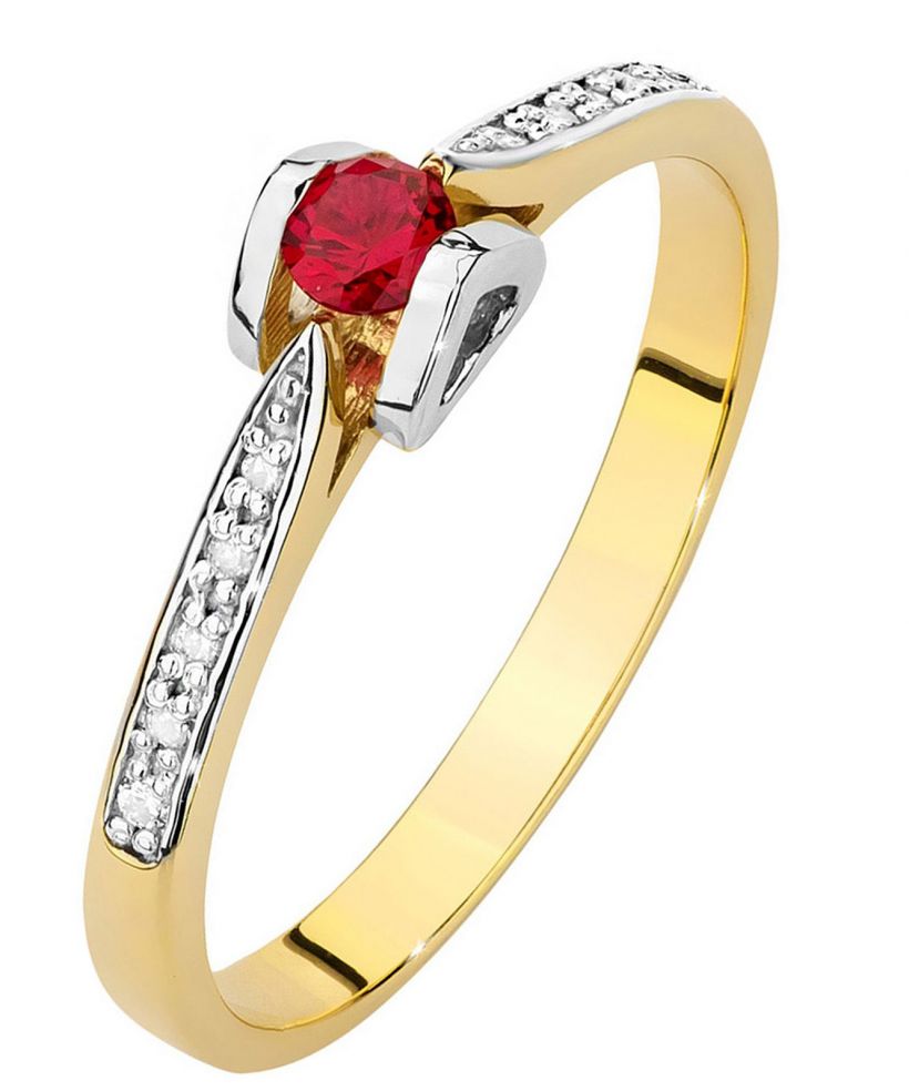 Bonore - Arany 585 - Rubin 0,15 ct gyűrű