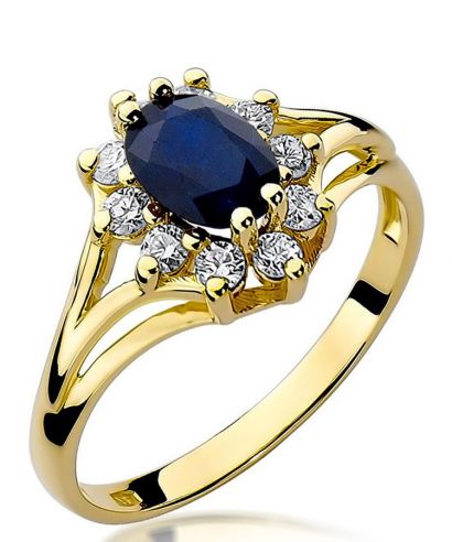 Bonore - Arany 585 - Zafír 0,9 ct gyűrű