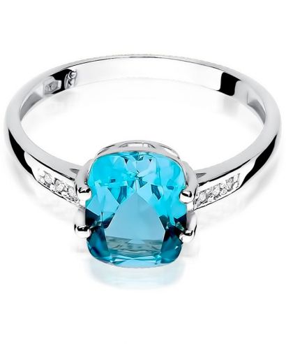 Bonore - Fehér Arany 585 - Topáz 2,4 ct gyűrű