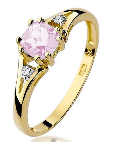 Bonore - Arany 585 - Rózsaszínű Topáz 0,7 ct gyűrű