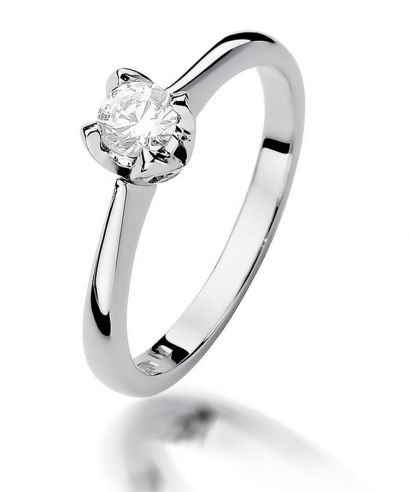 Bonore - Fehér Arany 585 - Gyémánt 0,3 ct gyűrű