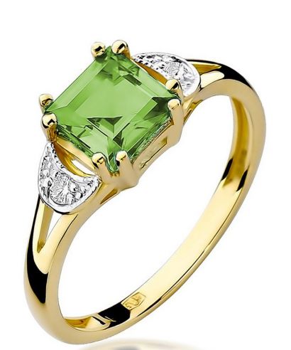 Bonore - Arany 585 - Olivin 1,1 ct gyűrű