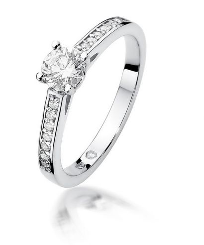 Bonore - Fehér Arany 585 - Gyémánt 0,5 ct gyűrű