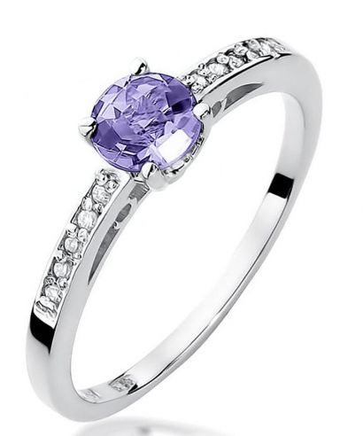 Bonore - Fehér Arany 585 - Tanzanit 0,5 ct gyűrű