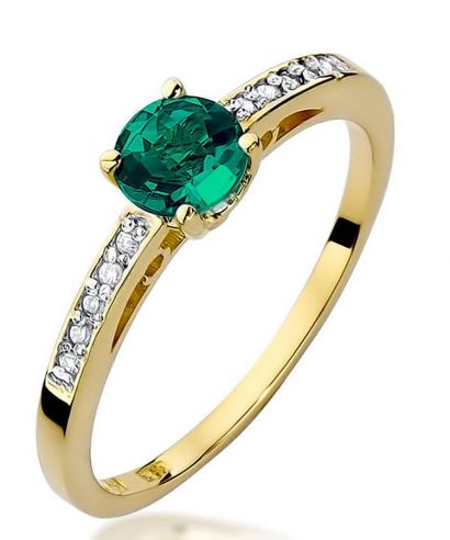 Bonore - Arany 585 - Smaragd 0,5 ct gyűrű
