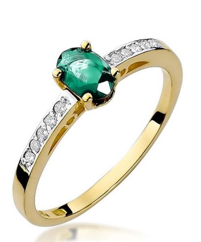 Bonore - Arany 585 - Smaragd 0,4 ct gyűrű