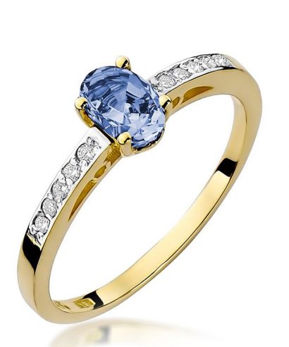 Bonore - Arany 585 - Tanzanit 0,4 ct gyűrű