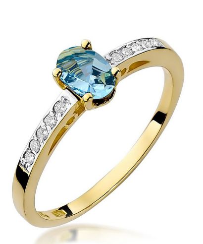 Bonore - Arany 585 - Topáz 0,5 ct gyűrű