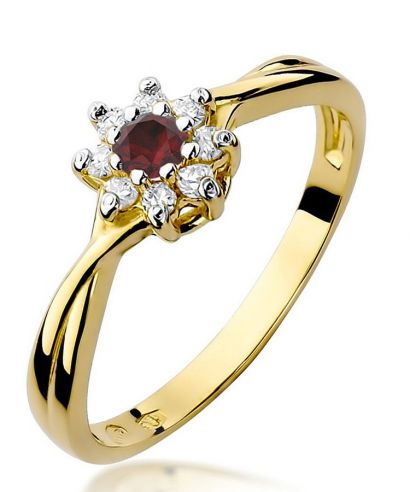 Bonore - Arany 585 - Rubin 0,15 ct gyűrű
