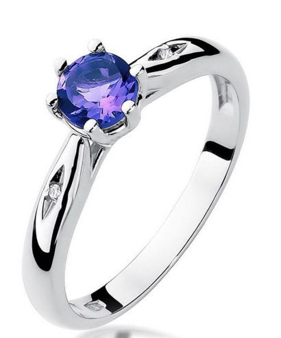 Bonore - Fehér Arany 585 - Tanzanit 0,5 ct gyűrű