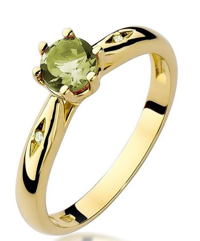 Bonore - Arany 585 - Olivin 0,6 ct gyűrű