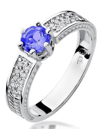 Bonore - Fehér Arany 585 - Tanzanit 0,5 ct gyűrű