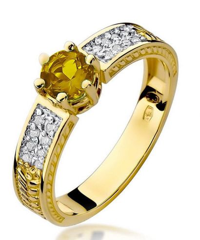 Bonore - Arany 585 - Citrin 0,5 ct gyűrű