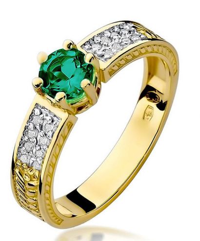 Bonore - Arany 585 - Smaragd 0,5 ct gyűrű