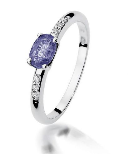Bonore - Fehér Arany 585 - Tanzanit 0,4 ct gyűrű