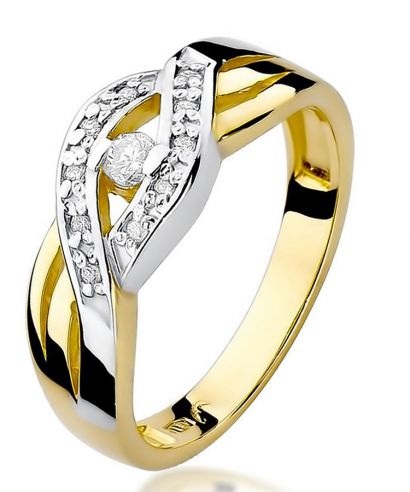 Bonore - Arany 585 - Gyémánt 0,05 ct gyűrű