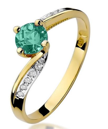 Bonore - Arany 585 - Smaragd 0,5 ct gyűrű