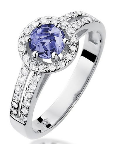 Bonore - Fehér Arany 585 - Tanzanit 0,5 ct gyűrű