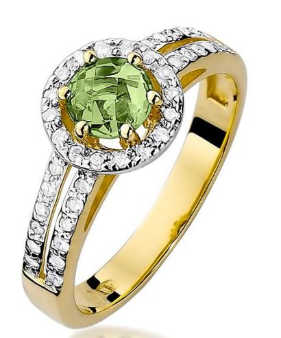 Bonore - Arany 585 - Olivin 0,6 ct gyűrű