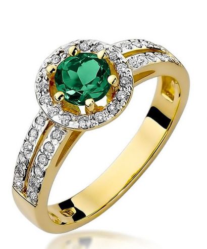 Bonore - Arany 585 - Smaragd 0,5 ct gyűrű