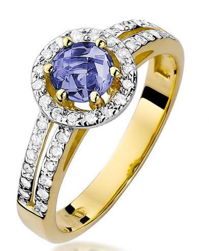 Bonore - Arany 585 - Tanzanit 0,5 ct gyűrű