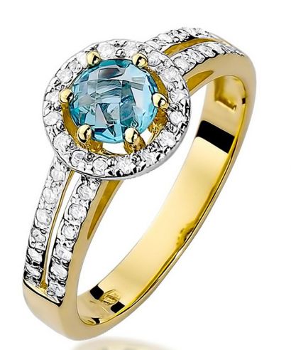 Bonore - Arany 585 - Topáz 0,5 ct gyűrű