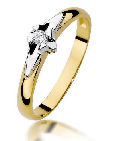 Bonore - Arany 585 - Gyémánt 0,04 ct gyűrű