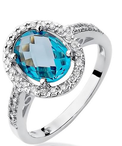 Bonore - Fehér Arany 585 - Topáz 1,7 ct gyűrű