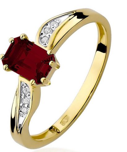 Bonore - Arany 585 - Gránát 0,7 ct gyűrű