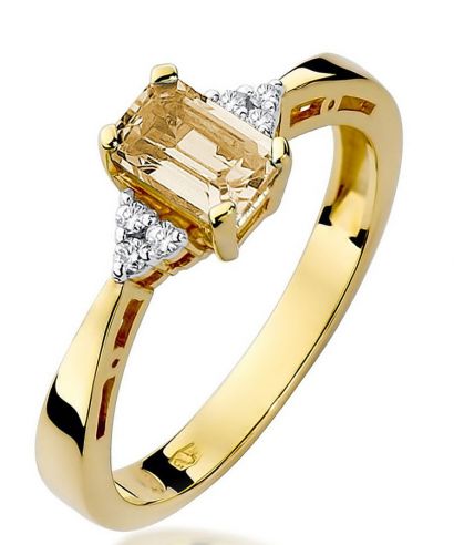 Bonore - Arany 585 - Citrin 0,6 ct gyűrű